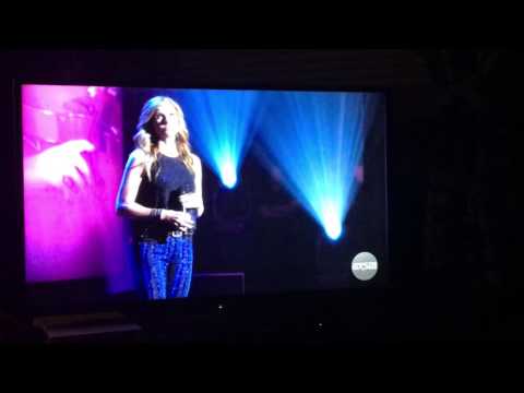 Rayna James singing for the first time after a car accident on season 2 of nashville