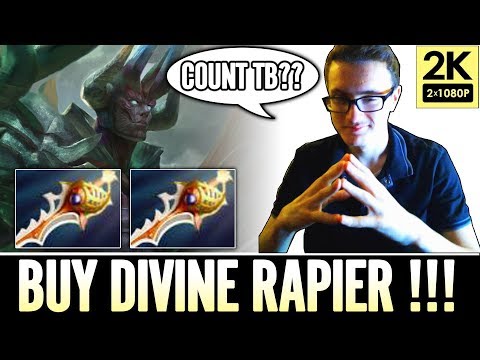2x Divine Rapier Miracle Ember Spirit EZ counter TB 1000 Damage in 1 Sec Dota 2