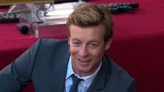 Simon Baker re�oit son �toile sur Hollywood Blvd (14/02/2013)