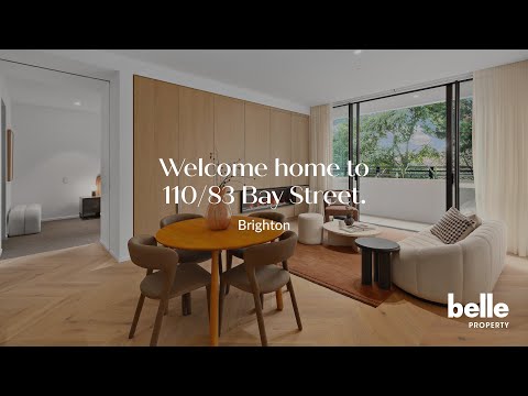 110/83 Bay Street, Brighton, VIC 3186, 2房, 2浴, Apartment