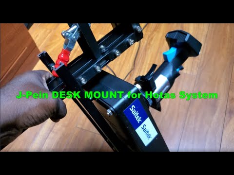 J Pein Desk Mount for Hotas system