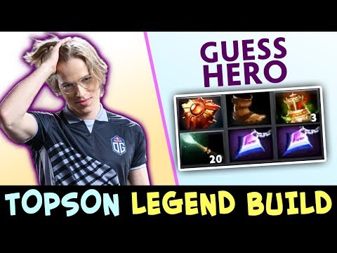 Topson LEGENDARY pick — guess the hero