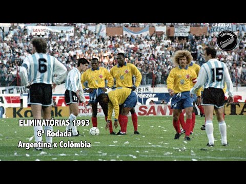 Argentina 0x5 Colômbia - Eliminatórias Copa 1994