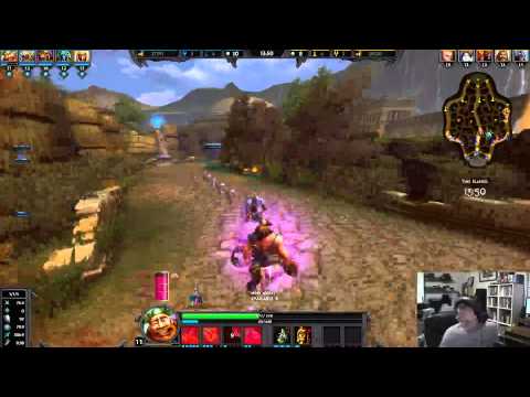 SMITE Bacchus Conquest Comeback Win!  7-25-2013