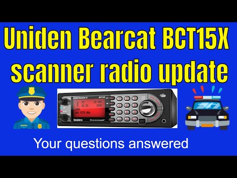 Update on my Uniden Bearcat BCT15X scanner radio and your questions answered. Police band scan.
