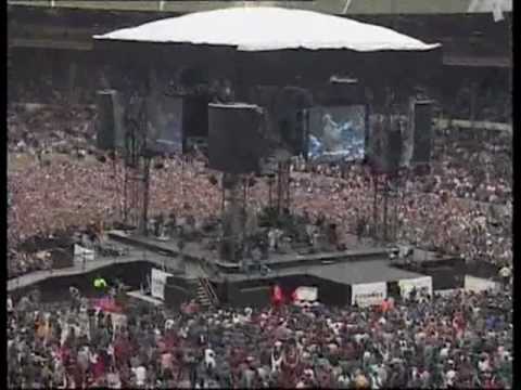 Sue Rinaldi live song 'Can You Hear Me?' Wembley Stadium Champion of The World London UK 1997