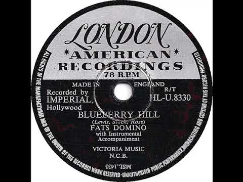 UK New Entry 1956 (175) Fats Domino - Blueberry Hill