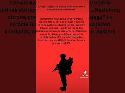 Szwajcarzy nadal pertraktują z niemieckim #diehldefence  sprawie IRIS-T, który będzie cześcią #ESSI