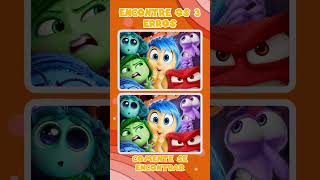 Encontre os 3 erros | Versão Divertidamente 2 | #shortvideo #shorts