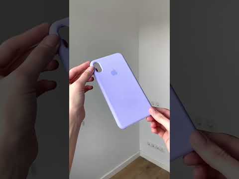 Чехол для IPhone Xs Max Silicone Case (Фиалковый) - фото 1 - id-p1664933026