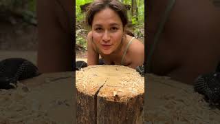 Download lagu Such a GIRL will survive in any forest💪#camping #survival #bushcraft #outdoors mp3