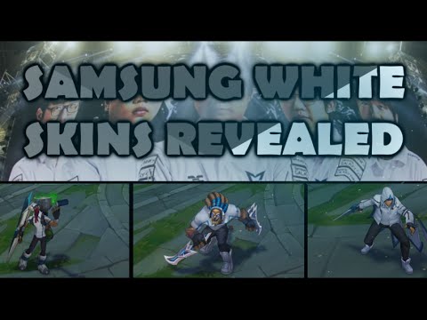 SAMSUNG WHITE CHAMPIONSHIP SKINS Gameplay Preview - League of Legends (SSW New Skins)