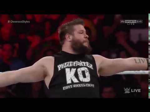 AJ Styles vs. Kevin Owens Full Match- WWE RAW 03/21/16- 21st March 2016