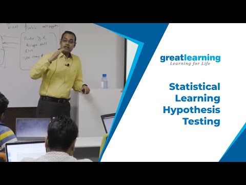 Statistical Learning Hypothesis Testing Machine Learning Great Learning