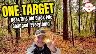 One Target Near This Old Brick Pile Changed  Everything ! 