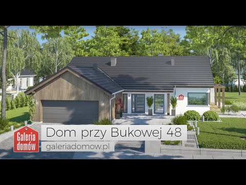 Projekt domu przy Bukowej 48 - GaleriaDomow.pl