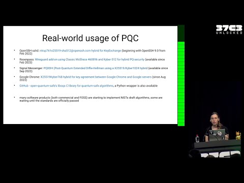 Current status on post-quantum cryptography and ongoing standardization and implementations/protocol