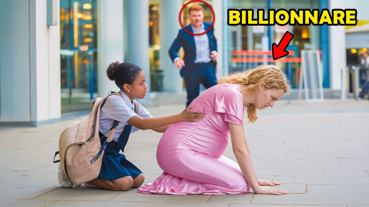 Black Girl Saves Billionaire’s Pregnant Wife, His Tears Flow When He Hears Her One Request...
