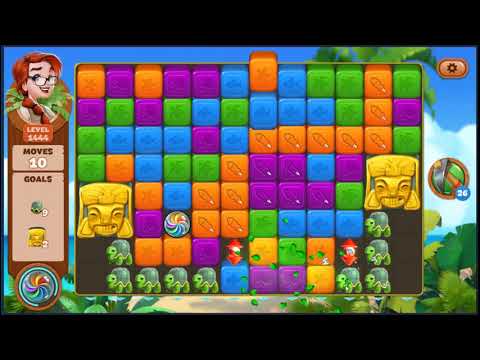 Lost Island Blast Adventure Level 1444 - NO BOOSTERS 🏝️ | SKILLGAMING ✔️