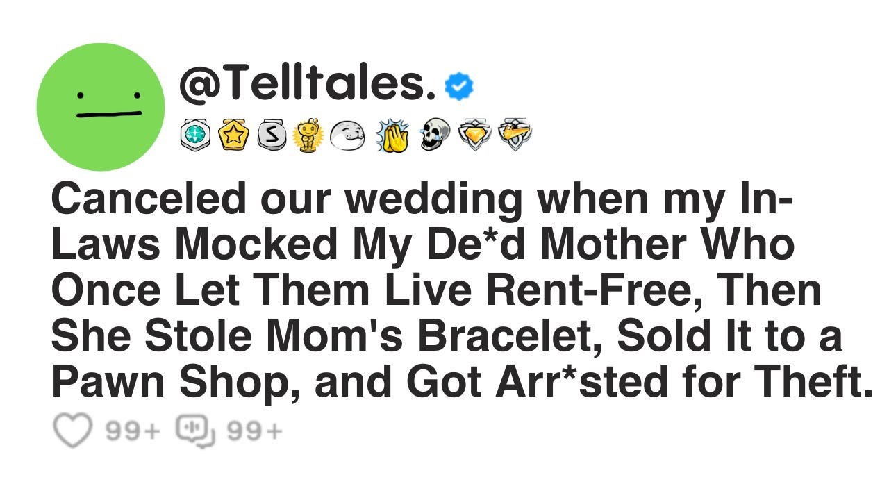 Canceled our wedding when my In-Laws Mocked My De*d Mother Who Once Let Them Live Rent-Free, Then...