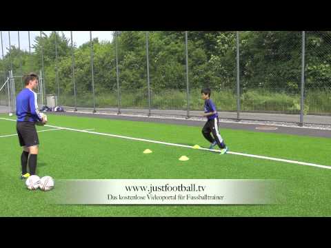 Fussballtraining: Technische Elemente - Passen - Technik