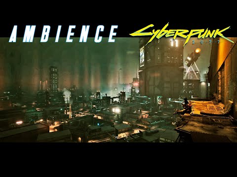 Cyberpunk 2077 Ambience | City Balcony (2.5 hours)