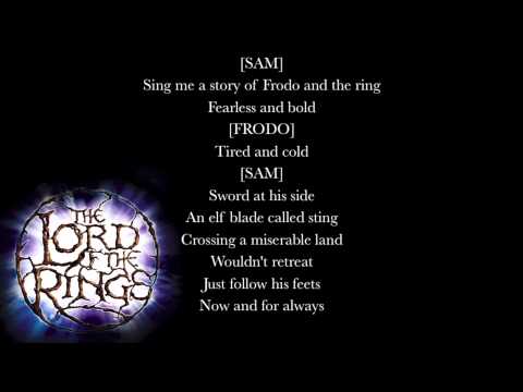 Lord of the Rings Musical - Now and for always [LYRICS]