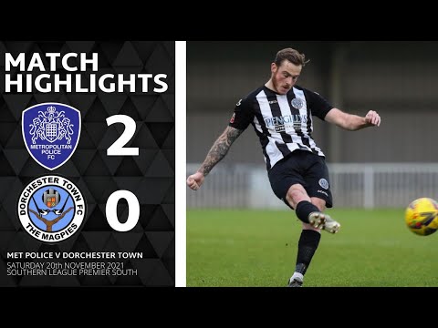 Met Police 2-0 Dorchester Town | Goals | 20/11/21