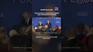 Sommet en Alaska : des documents confidentiels oubliés dans l'imprimante d'un hôtel｜TF1 INFO