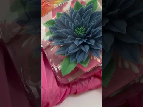 Edible Dahlia 3D Jelly Cake