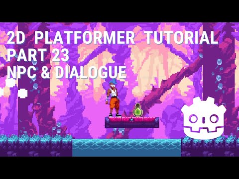2d platformer tutorial - part 23: npc & dialogue system | godot 4