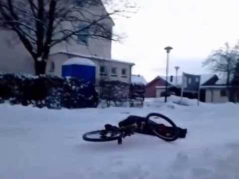 Lustiger Fahrradunfall