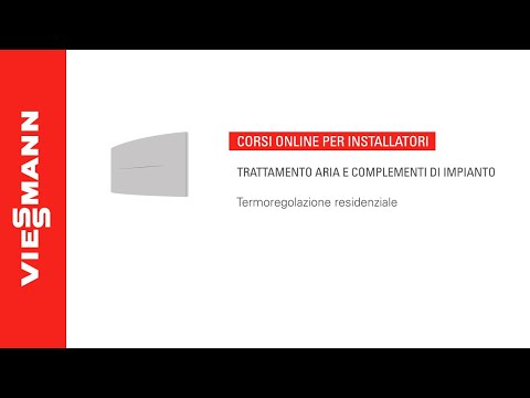 Corso Termoregolazione residenziale