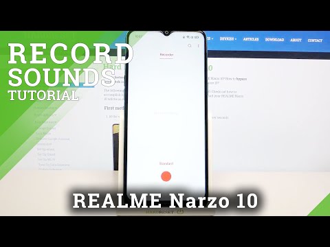 How to Record Sounds on REALME Narzo 10 – Audio Recorder