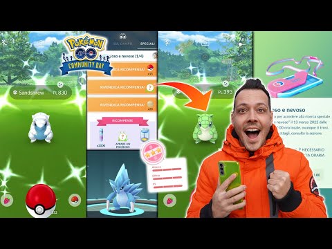 CATTURO UN 100% al COMMUNITY DAY SANDSHREW - Pokémon GO