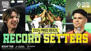 Exceptional Performances! 2024 PMGO BRAZIL RECORD SETTERS | PUBG MOBILE ESPORTS