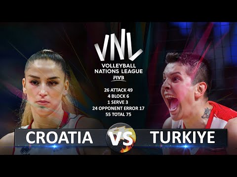 Croatia vs Turkiye | Women's VNL 2023