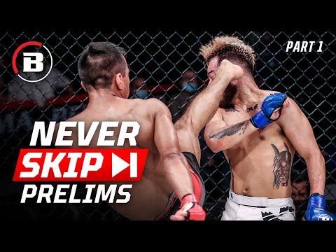 TOP CRAZY MOMENTS THAT HAPPENED DURING PRELIMS - PART 1 | Never Skip The Prelims | BELLATOR MMA
