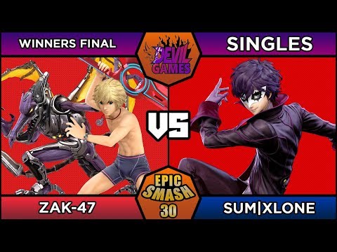 Epic Smash #30: zAK-47 (Shulk, Ridley) vs SUM|xLone (Joker) - Winners Final