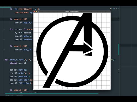 Avengers Logo Tutorial Using Python Python