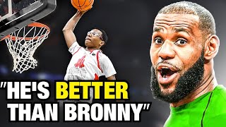 LeBron James Youngest Son Is CRAZY Good!