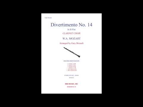 WW533 Divertimento for Clarinet Choir