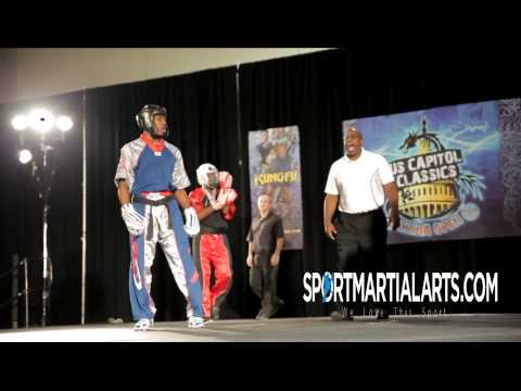 Avery Plowden v Kodaq Wray   Men's Sparring Semi Finals   2013 US Capitol Classics Finals