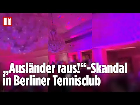 Berlin: Ganzer Tennis-Club singt den „Sylt-Song“
