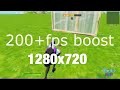 How to get 200+fps the best res 1280x720 in fortnite using cru