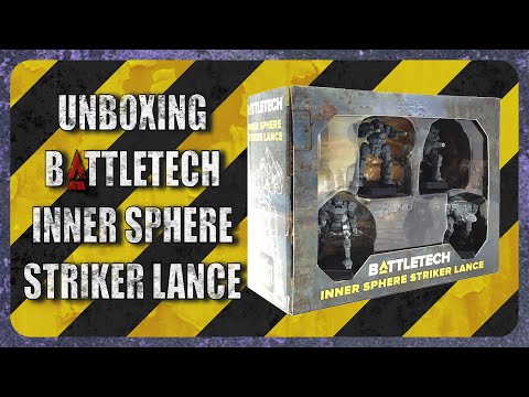 Unboxing Battletech Inner Sphere Striker Lance : TTM Ep030
