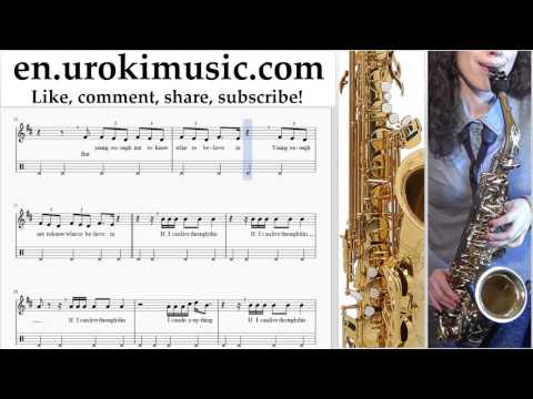 Saxophone lessons (Tenor) Fall Out Boy - Champion Sheet Music Tutorial Part#2 um-i352