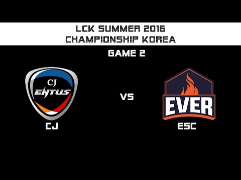 CJ vs. ESC (CJ ENTUS vs. ESC Ever) Game 2 LCK Summer W11D2  Game Highlight of League Of Legends