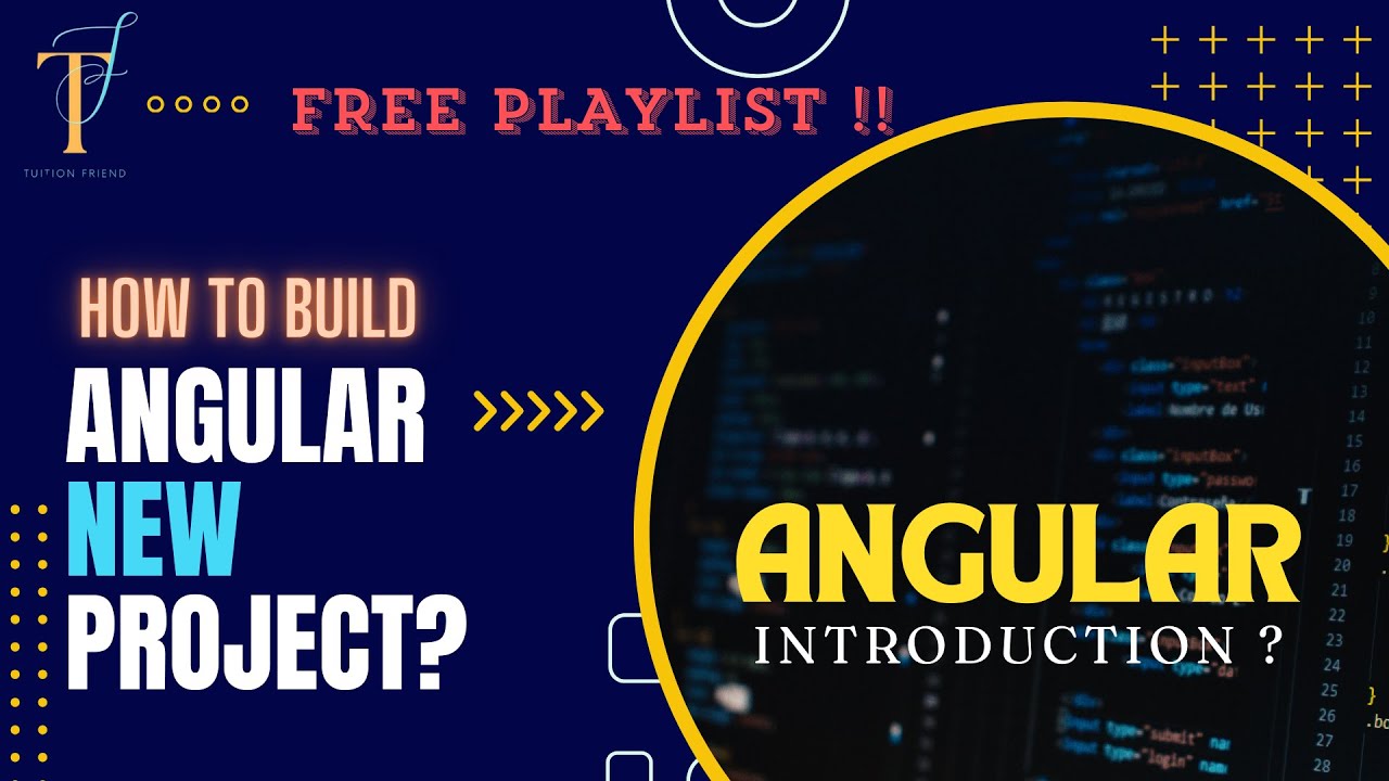 New Angular Project Command | Full Stack JAVA Development | SpringBoot & Angular | Tuition Friend