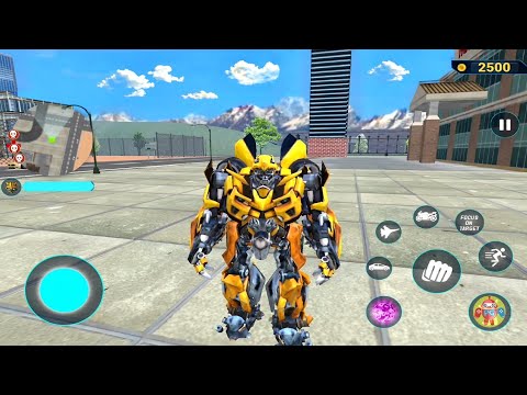 Bumblebee Multiple Transformation Jet Robot Car Game 2023 #36 - Android Gameplay